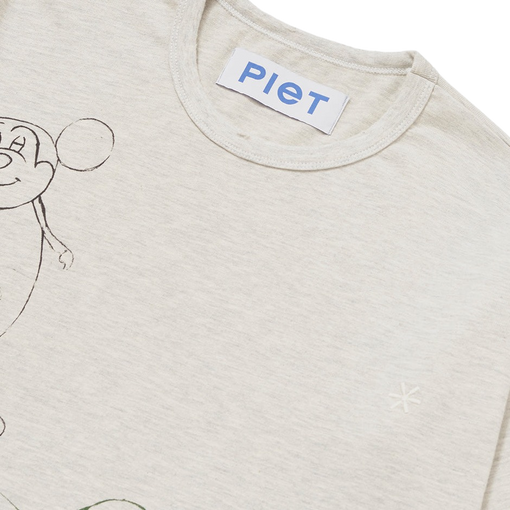 Camiseta Piet "Grafitti Vintage" Cinza