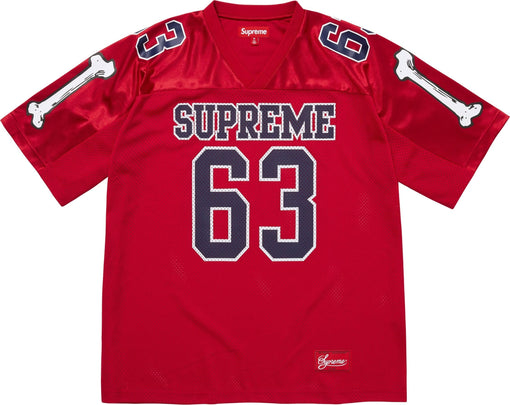 Camiseta Jersey Supreme Bones Football Vermelho