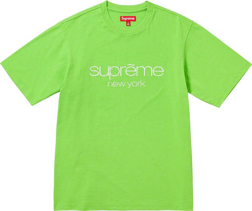 Camiseta Supreme Classic Logo S/S Top "Lime" Verde