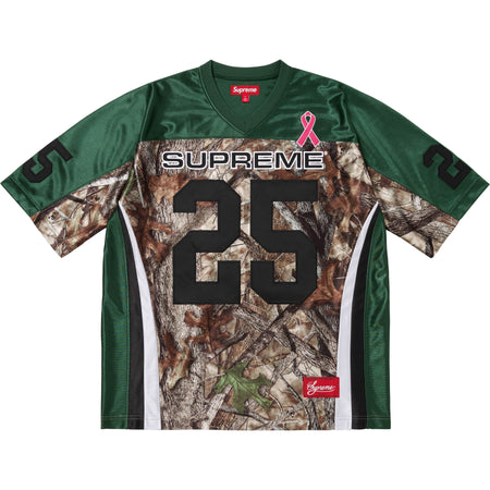 Camisa Supreme Breast Cancer Awareness Football Jersey FW25 "Green" Verde