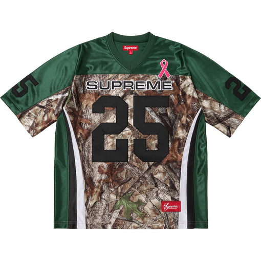 Camisa Supreme Breast Cancer Awareness Football Jersey FW25 "Green" Verde