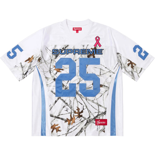 Camisa Supreme Breast Cancer Awareness Football Jersey FW25 "White" Branco