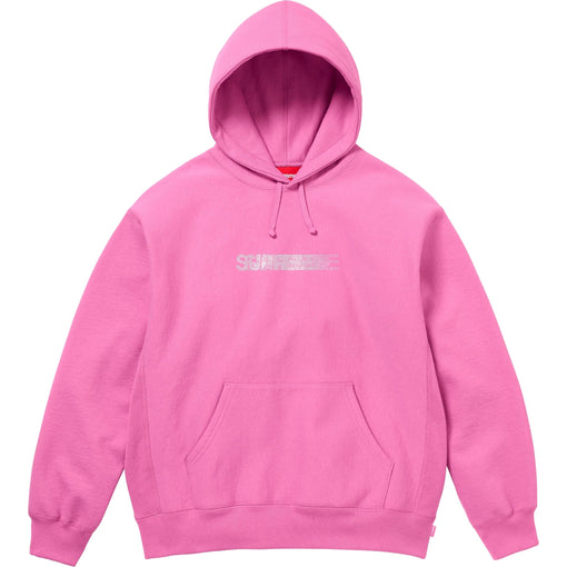 Moletom Supreme x Swarovski Motion Logo Hooded FW25 "Pink" Rosa
