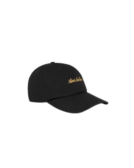 Boné Aime Leon Dore Washed Script Hat Jet Black Preto