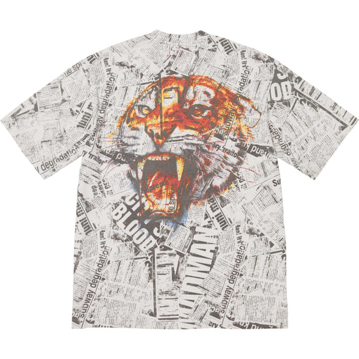 Camiseta Supreme Newspaper S/S Top "White" Branco