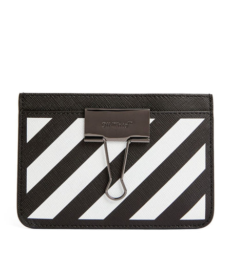 Porta Cartão Off-White "Black White" Preto