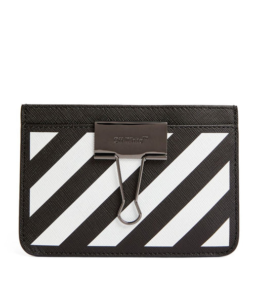 Porta Cartão Off-White "Black White" Preto