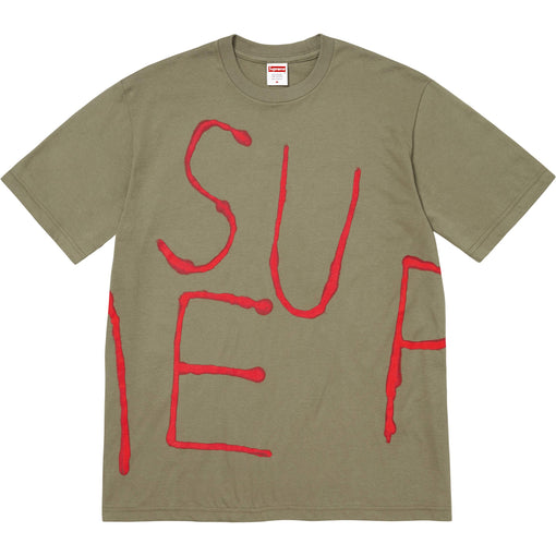 Camiseta Supreme Painted "Olive" Verde