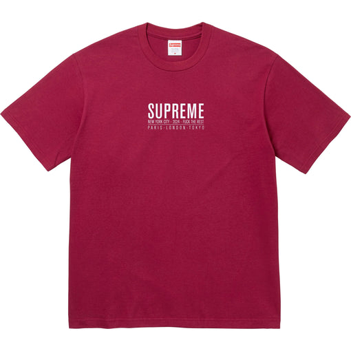 Camiseta Supreme Paris "Cardinal" Vermelho
