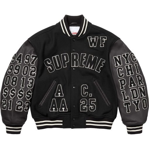 Jaqueta Supreme "Praises Varsity" Preto
