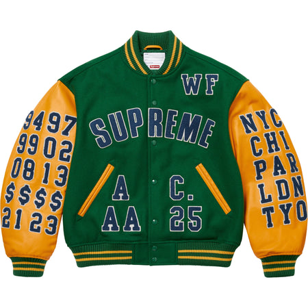 Jaqueta Supreme "Praises Varsity" Verde
