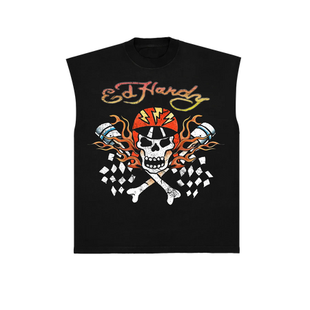 Regata Ed Hardy Skull Racer "Black" Preto