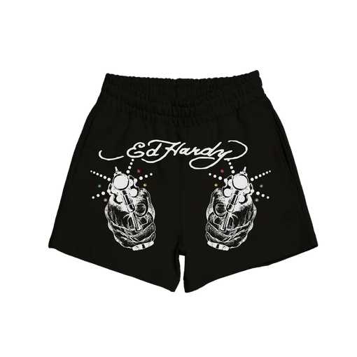 Shorts Ed Hardy Light Shot "Black" Preto