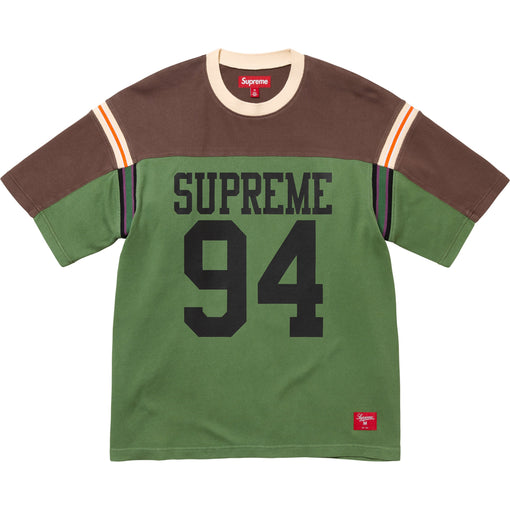 Camiseta Supreme Split S/S Football Top "Green" Verde