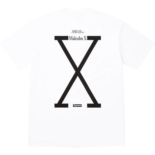 Camiseta Supreme x 40 Acres Malcolm X "White" Branco