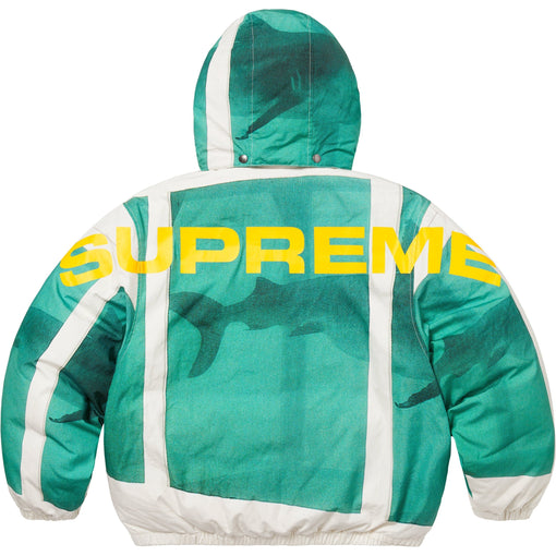 Jaqueta Supreme x Damien "Hirst Down Puffer" Verde