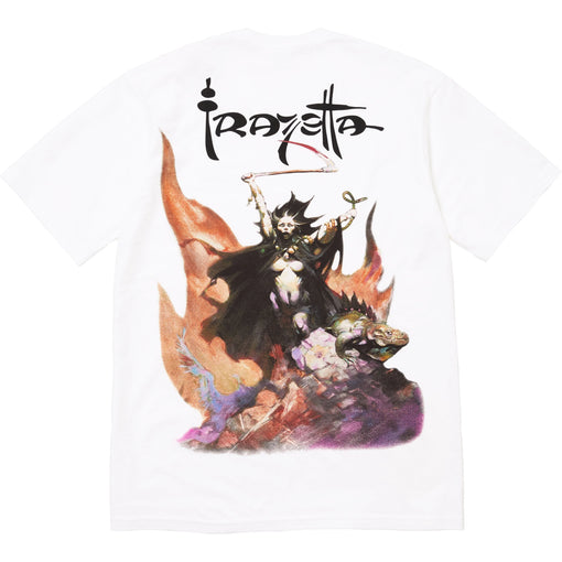 Camiseta Supreme x Frank Frazetta "Woman With Scythe" Branco