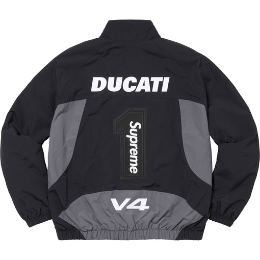 Jaqueta Supreme x Ducati "Track Jacket" Preto