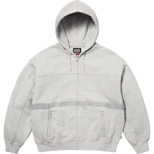 Moletom Supreme x Marithé + François Girbaud "Zip Up Hooded Sweatshirt" Cinza