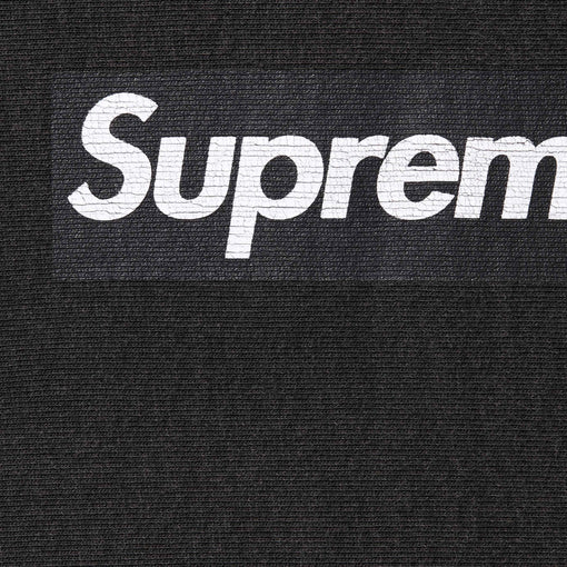 Moletom Supreme Crewneck "Washed Box Logo SS25" Preto