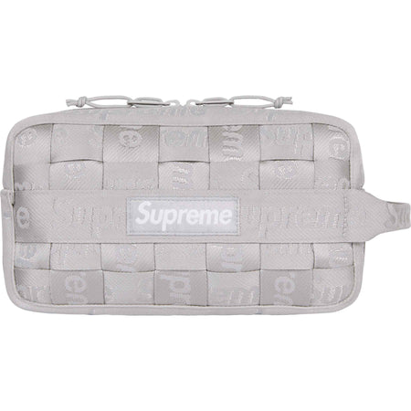 Bolsa Necessaire Supreme Woven Utility "Grey" Cinza