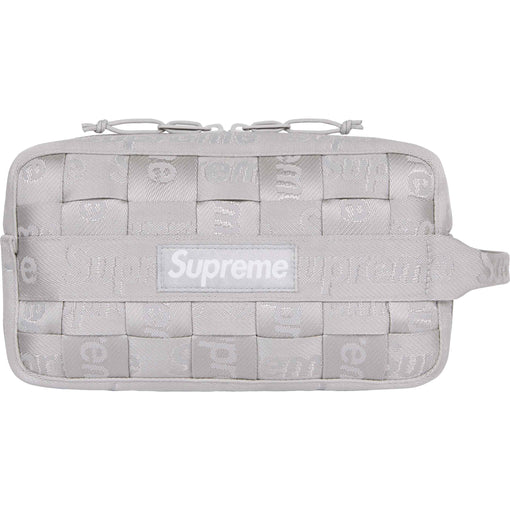 Bolsa Necessaire Supreme Woven Utility "Grey" Cinza