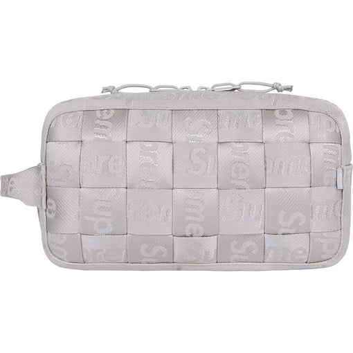 Bolsa Necessaire Supreme Woven Utility "Grey" Cinza