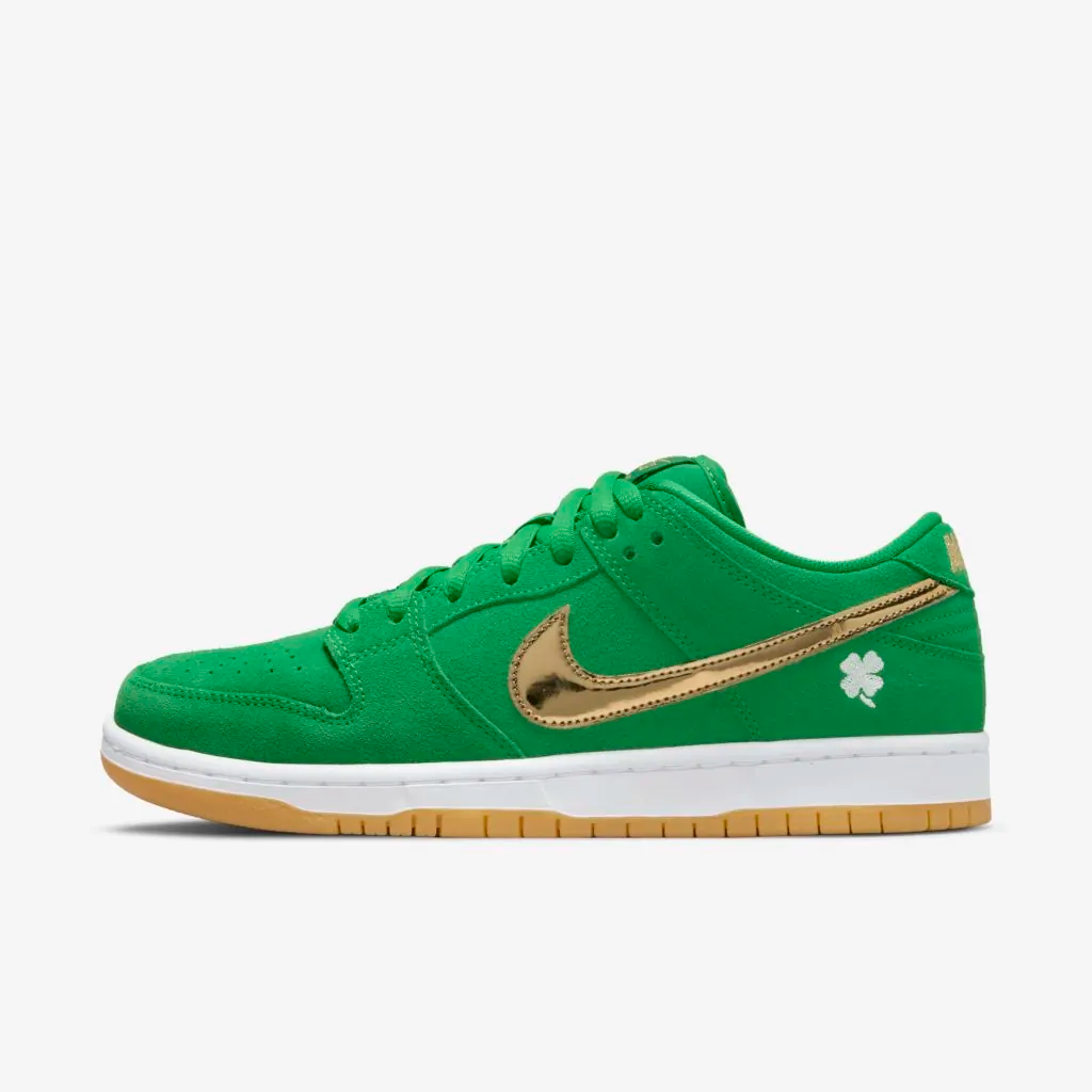 Nike sb dunk green yellow sales
