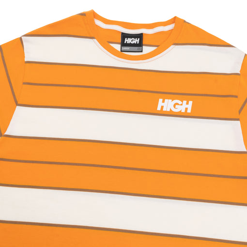 Camiseta High "Kidz" Branco/Laranja