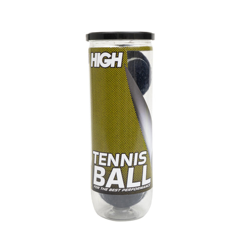 Bola de Tênis High "Logo" Preto 3 Unidades