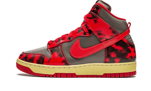Tênis Nike Dunk High 1985 "Red Acid Wash" Vermelho