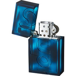 Isqueiro Supreme x Tsubota “Pearl Hard Edge Lighter” Azul