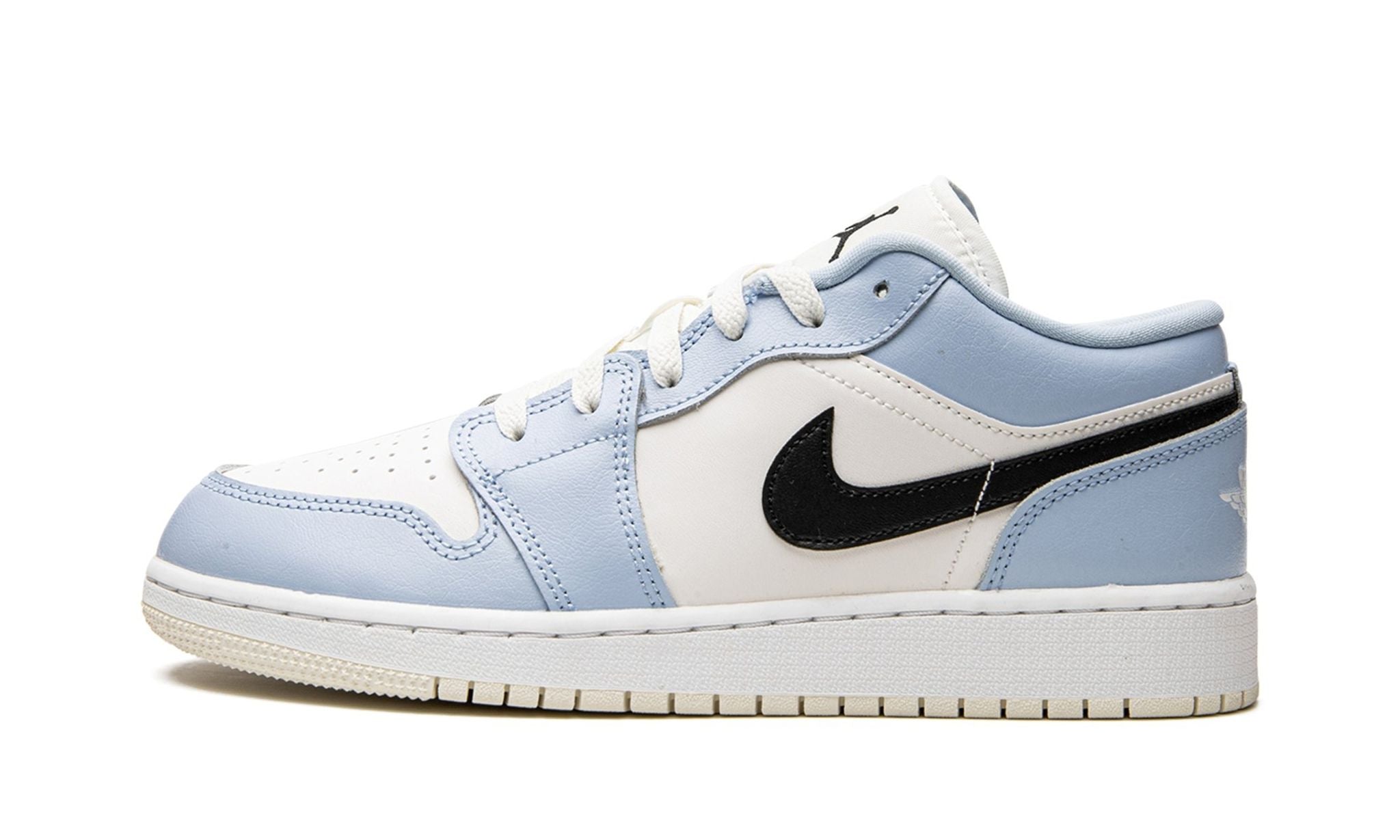 Blue white air jordan 1 top