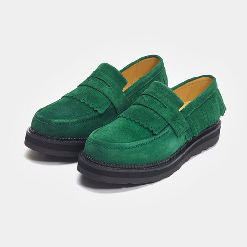 Sapato Piet x Cocker "Fringe Loafers" Verde
