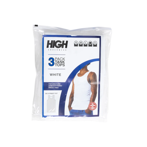 Pack de Regatas High "Tank Top" Branco