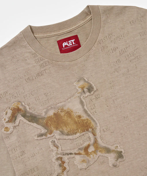 Longsleeve Piet x Oakley "Rusted Skull" Marrom