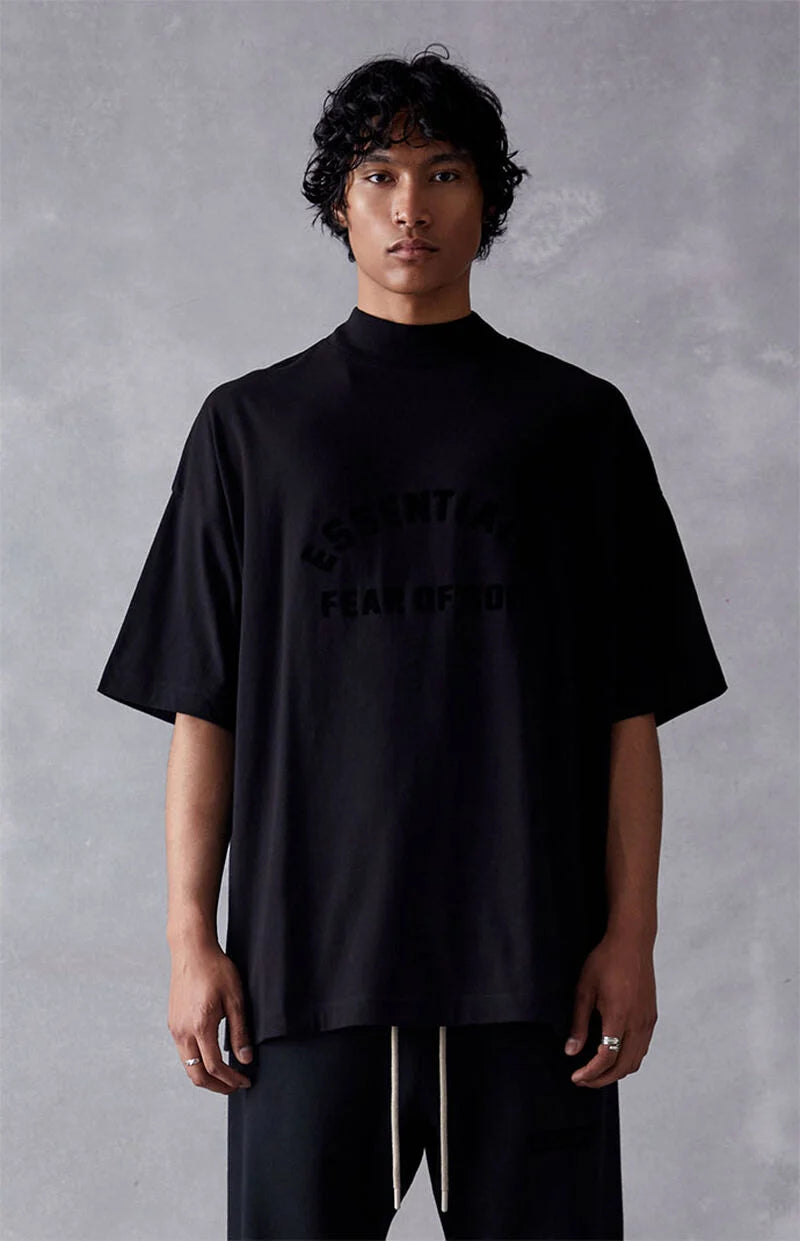 Camiseta Essentials Fear of God Jet Black Preto – COP CLUB