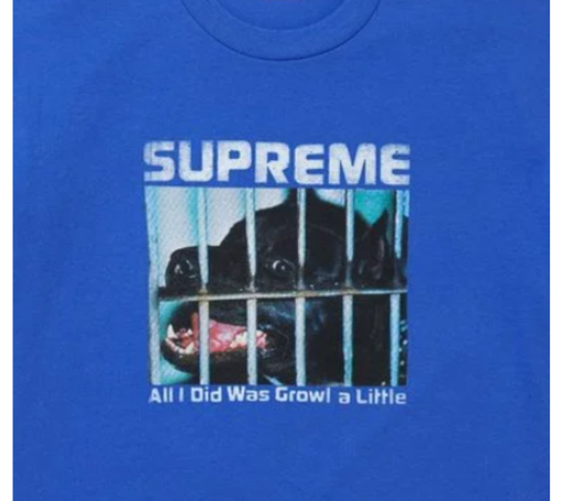 Camiseta Supreme FW26 "Growl" Camuflado
