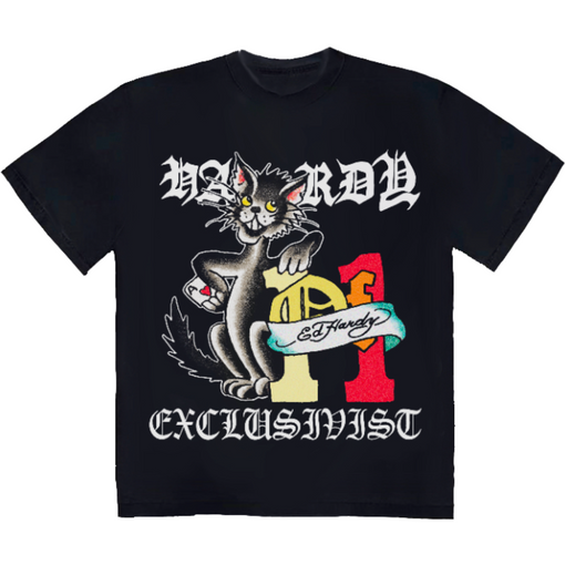 Camiseta Exclusiviist 1of1 x Ed Hardy "Ace of Spades" Preto