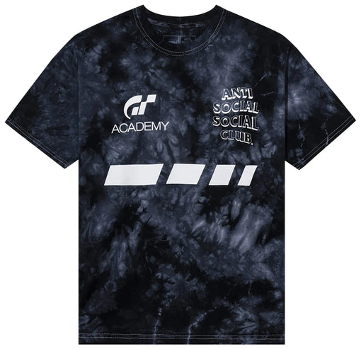 Camiseta ASSC Anti Social Social Club x Gran Turismo Tie Dye "Black" Preto
