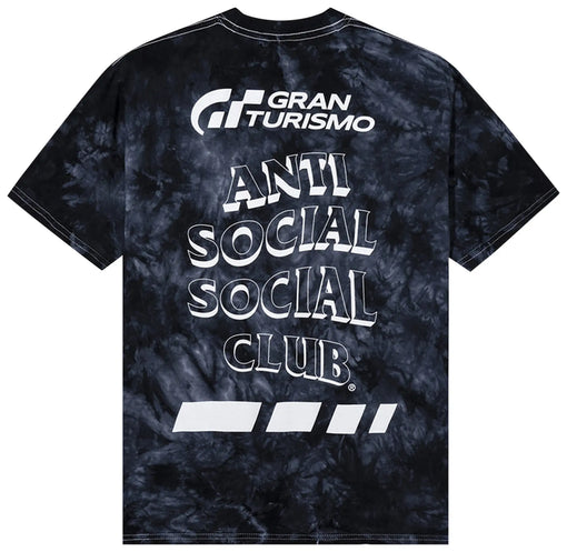 Camiseta ASSC Anti Social Social Club x Gran Turismo Tie Dye "Black" Preto
