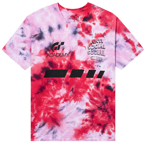 Camiseta ASSC Anti Social Social Club x Gran Turismo Tie Dye "Pink" Rosa