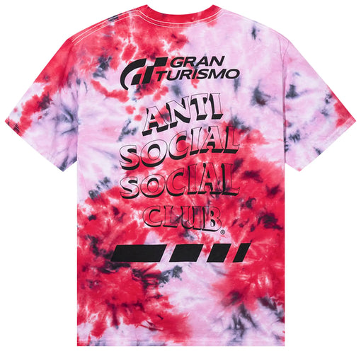 Camiseta ASSC Anti Social Social Club x Gran Turismo Tie Dye "Pink" Rosa