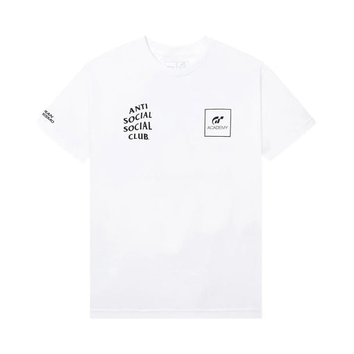 Camiseta ASSC Anti Social Social Club x Gran Turismo Flag "White" Branco