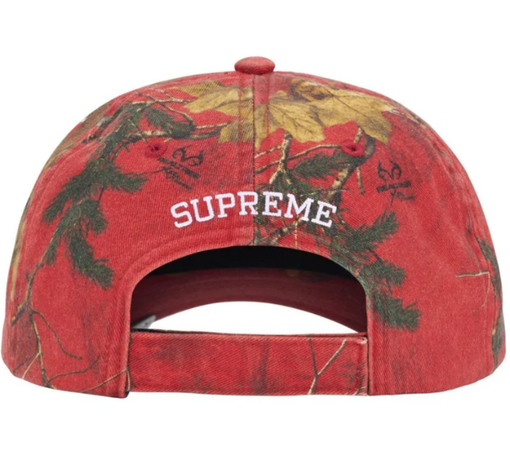 Boné Supreme FW26 "Bottle Opener Realtree® Xtra Red Camo" Vermelho