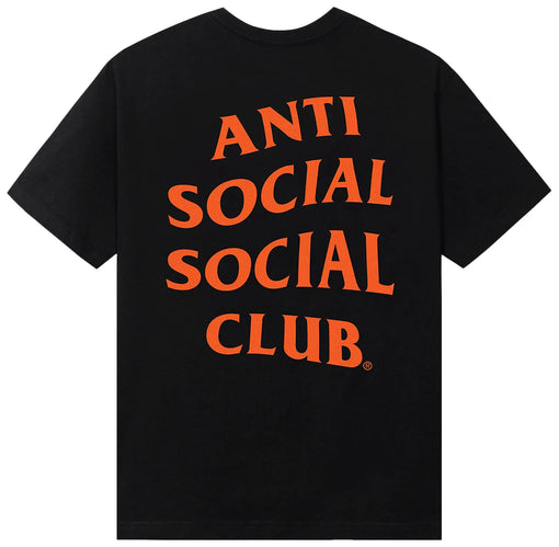 Camiseta ASSC Anti Social Social Club Halloween Mind Games "Black/Orange" Preto/Laranja