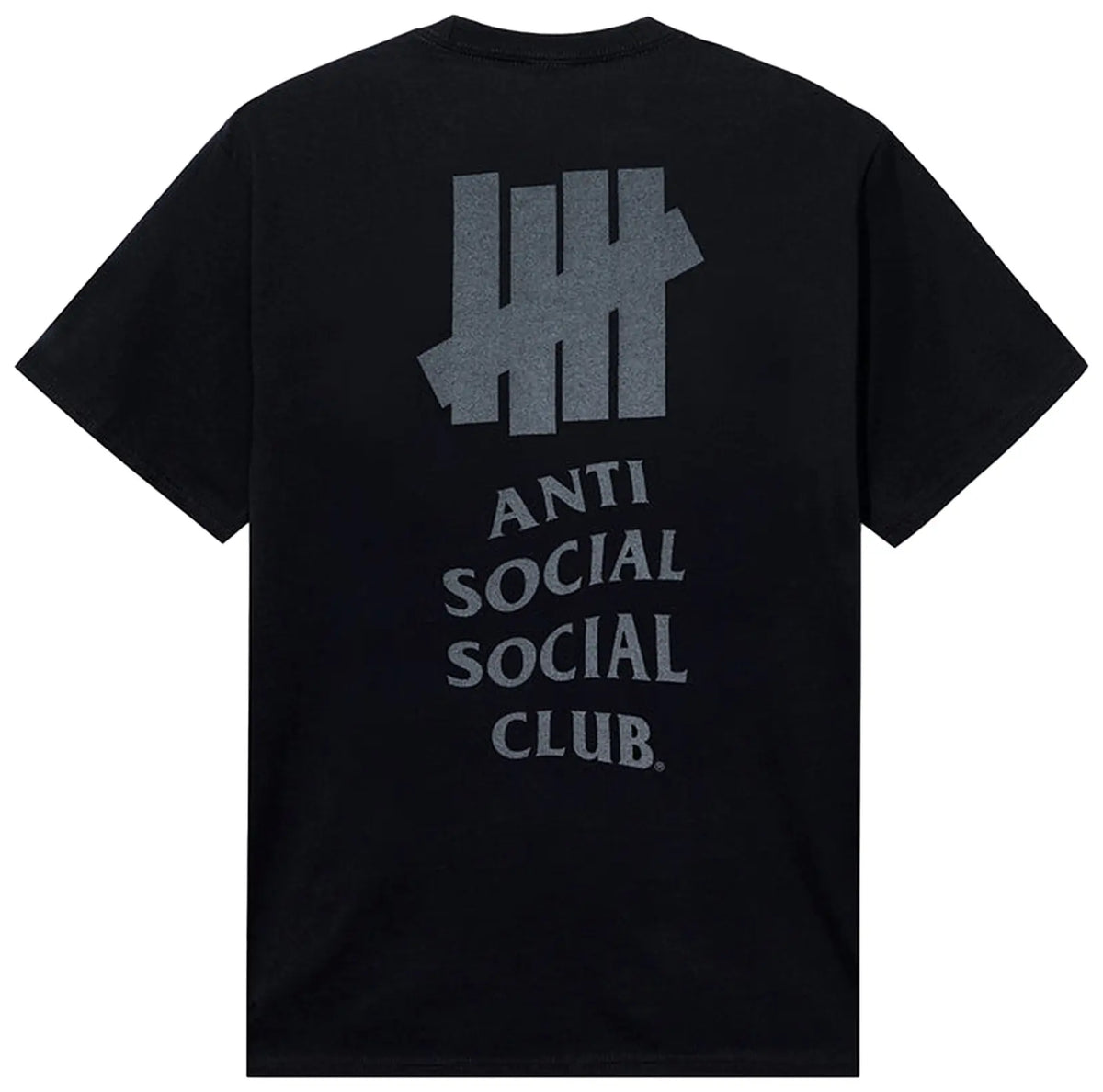 Camiseta ASSC Anti Social Social Club x Undefeated Lock 3M "Black" Preto