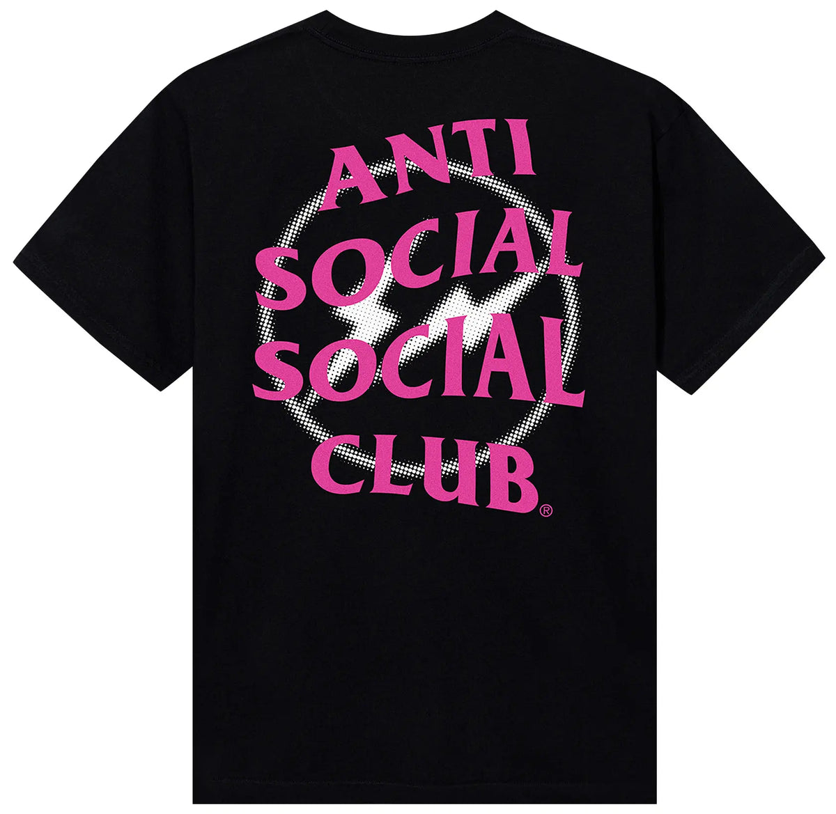 Camiseta ASSC Anti Social Social Club x Fragment Design Half Tone "Black/Pink" Preto/Rosa
