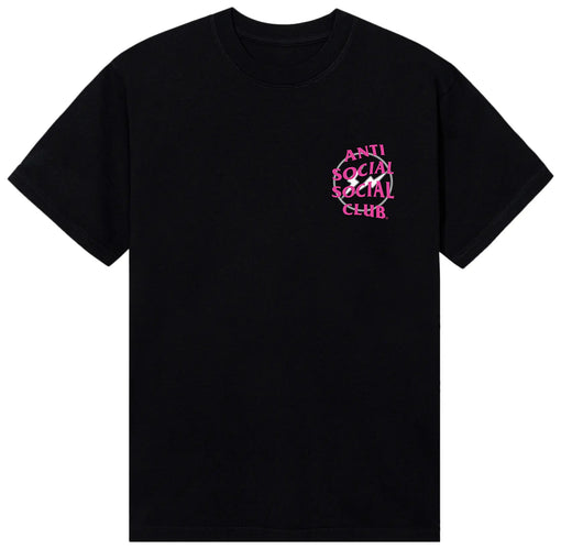 Camiseta ASSC Anti Social Social Club x Fragment Design Half Tone "Black/Pink" Preto/Rosa
