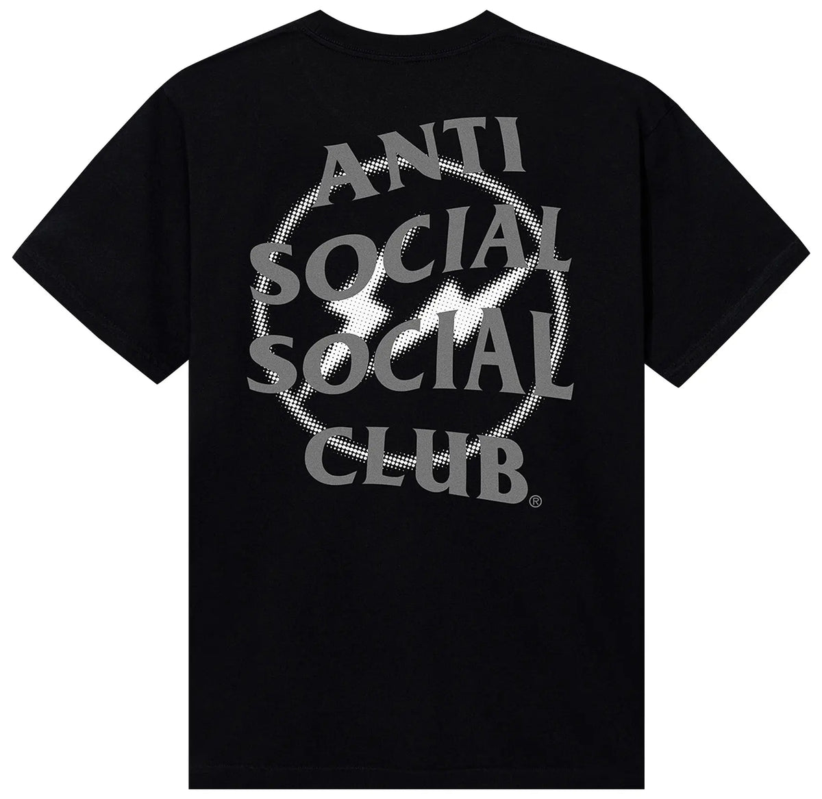 Camiseta ASSC Anti Social Social Club x Fragment Design Half Tone "Black/Grey" Preto/Cinza